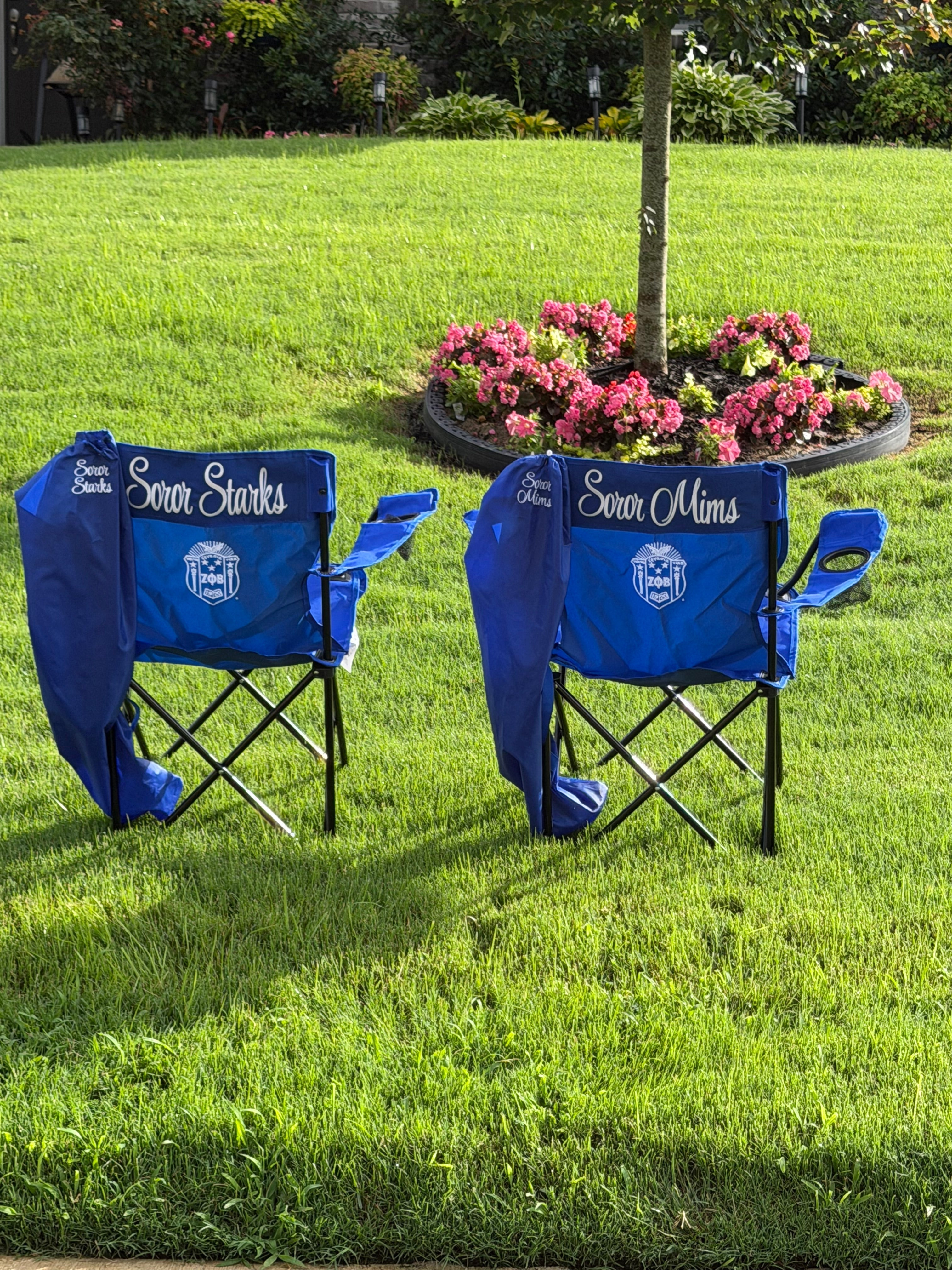Embroidered Chairs for Your Backyard or Next Outdoor Event