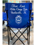 Local Chapter Personalized Embroidered Folding Chair