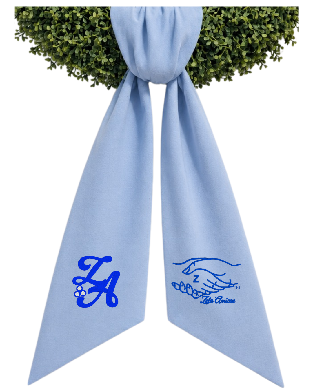 Embroidered Door Sash - Zeta Amicae (Logo)