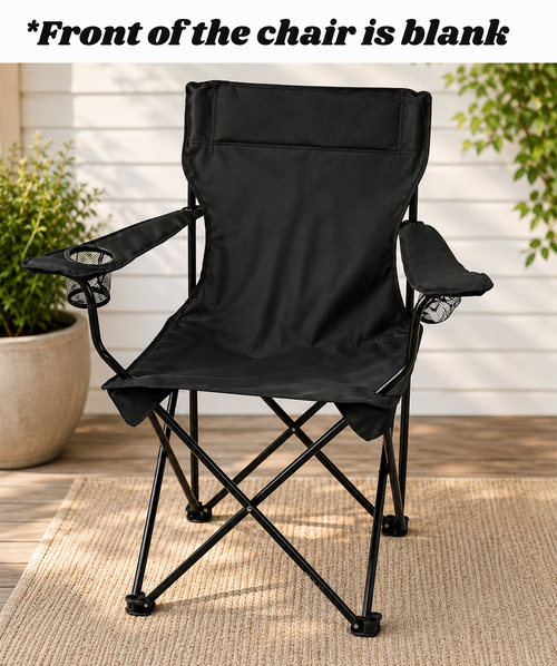 Embroidered Outdoor Folding Chair - Zeta Male Network - ZMN