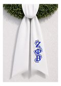 COMING SOON! Embroidered Door Sash - Zeta Phi Beta
