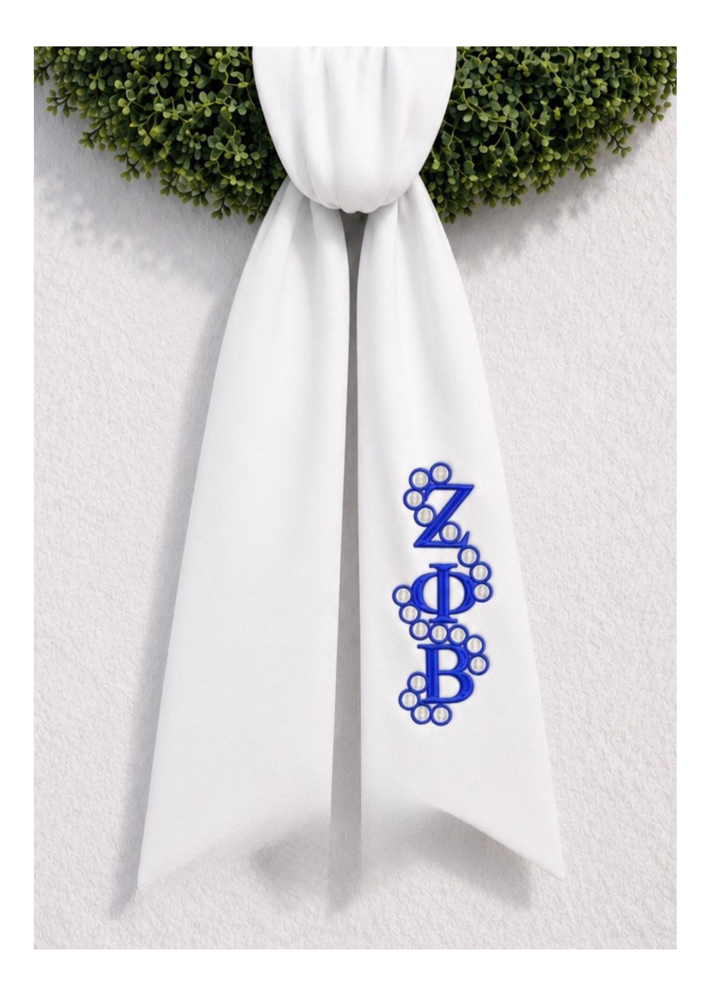 COMING SOON! Embroidered Door Sash - Zeta Phi Beta