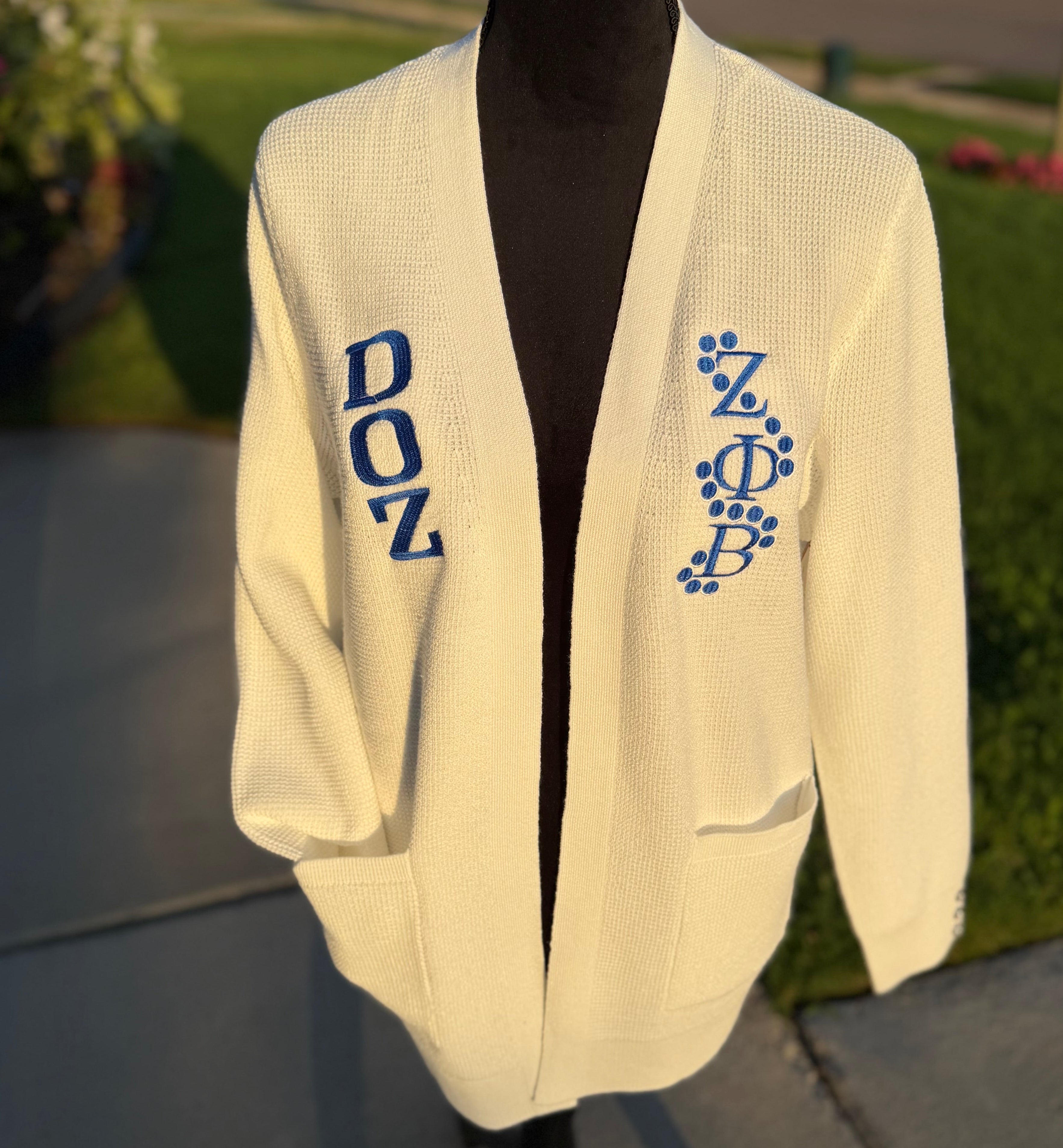 Zeta Phi Beta | ZOB | DOZ - Embroidered Logo's (Customer Supplied Clothing)