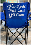 The Signature Chair | Personalized Embroidered Folding Chair