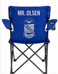 Phi Beta Sigma (Shield) Personalized Embroidered Folding Chair – Royal Blue