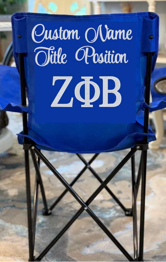 Expanded Custom Zeta Chair – Name & Leadership